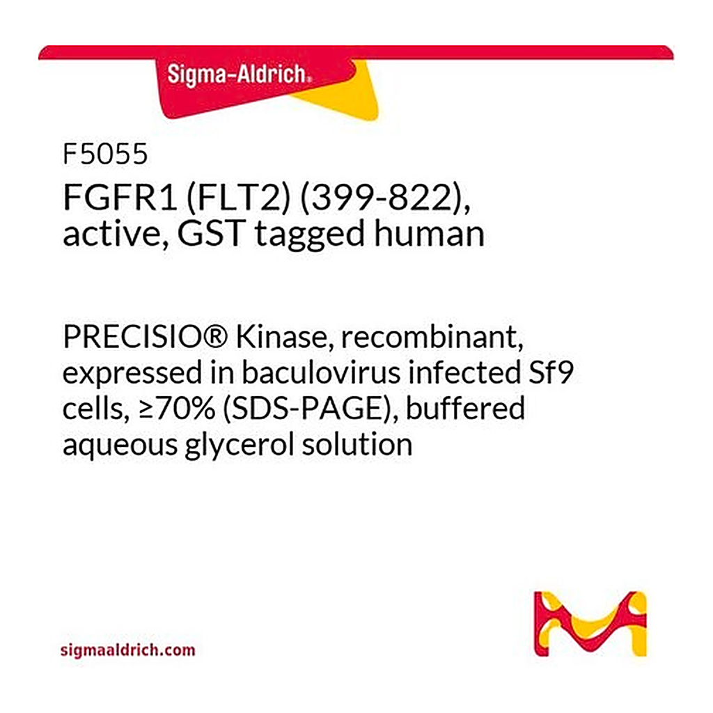 Merck FGFR1 (FLT2) (399-822), active, GST tagged human
