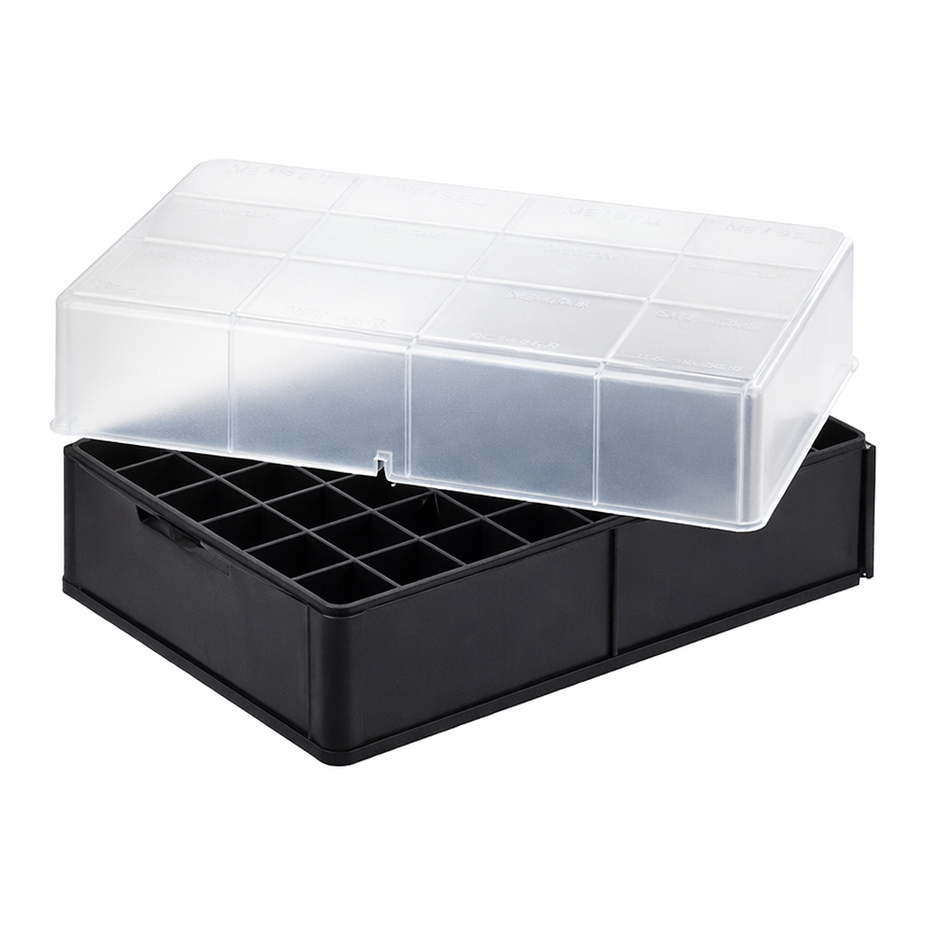 Greiner Bio One CRYO RACK FOR 48 CRYO TUBES 1222XX, 1232XX,1262XX, BLACK, LOW RACK WITH LID, NON-CODED