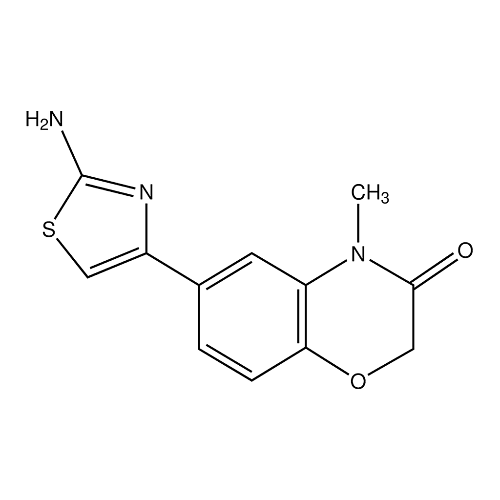 Merck 6-(2-Aminothiazol-4-yl)-4-methyl-2H-benzo[b][1,4]oxazin-3(4H)-one