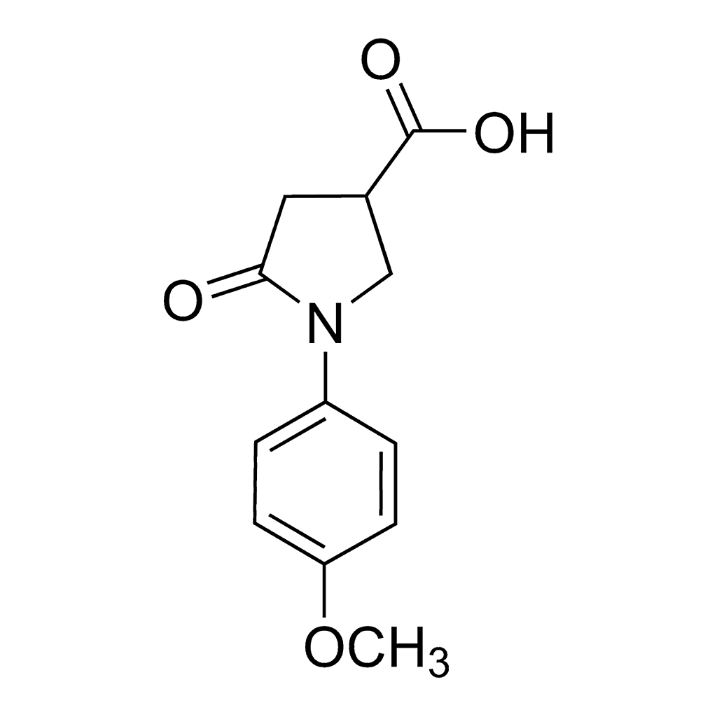 Merck 1-(4-Methoxyphenyl)-5-oxo-3-pyrrolidinecarboxylic acid
