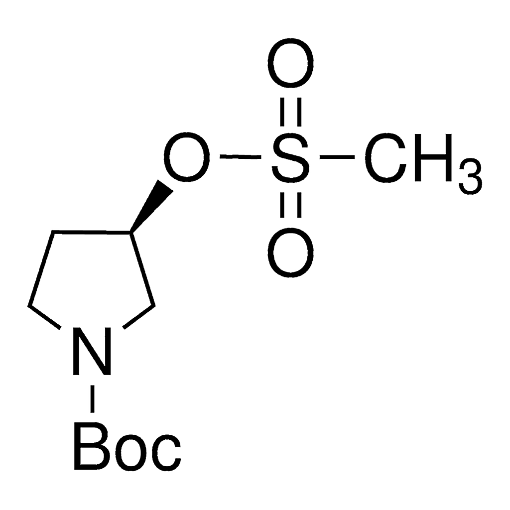 Merck (R)-3-Methanesulfonyloxy-pyrrolidine-1-carboxylic acid tert-butyl ester