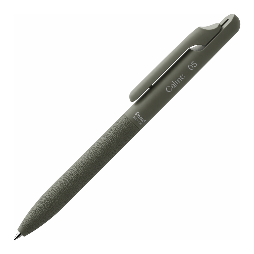 OFFICENEX 펜텔 카르므 볼펜 흑색(0.5mm/바디색상:카키/BXA105D-A)