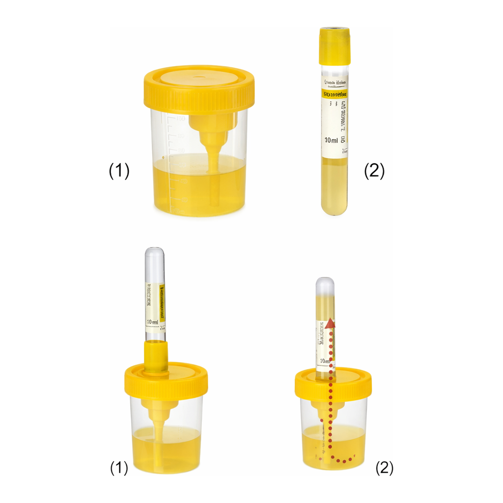 Daihan Science mediclin 120㎖ PP Convenient Specimen Container and 10㎖ PET Vacuum Tube, CE Cert
