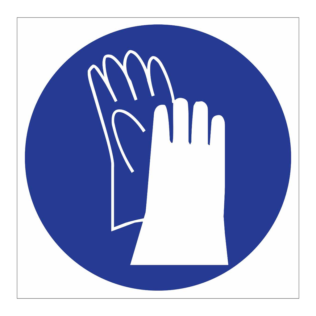 Brady Gloves Symbol Labels