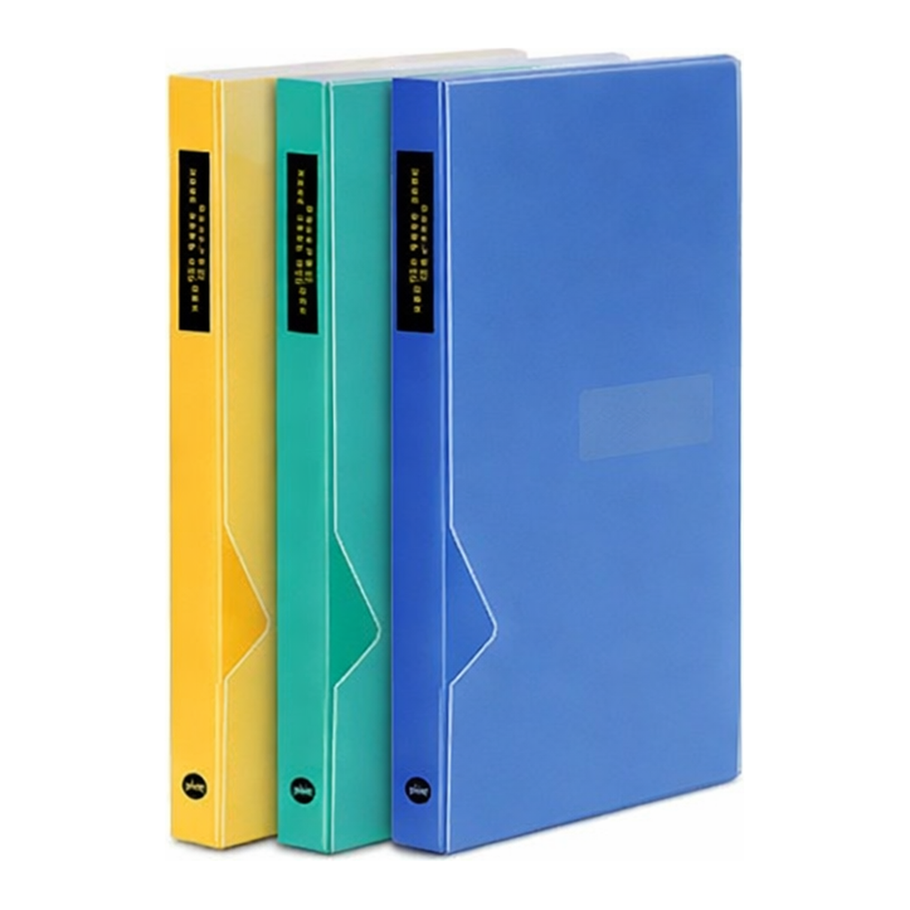 OFFICENEX 아톰 PP명함화일120명 N101 녹색