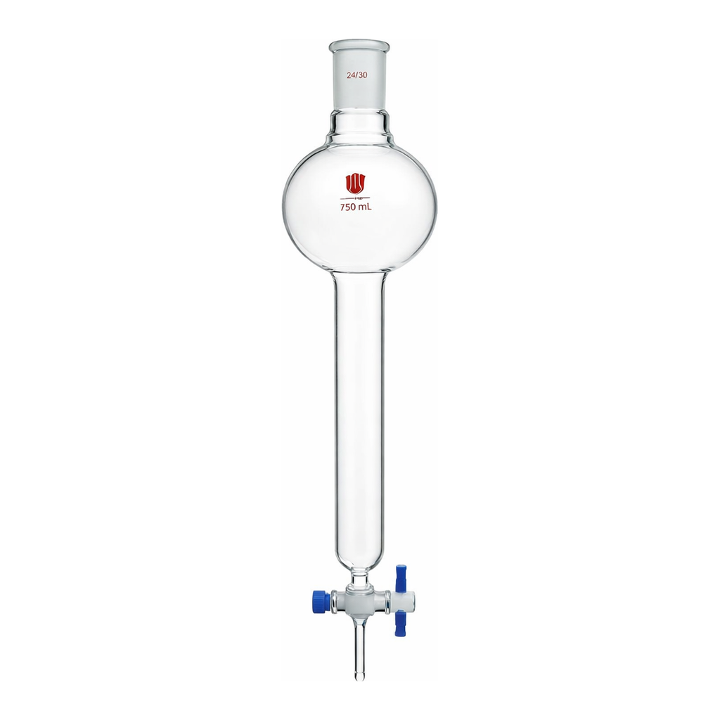 Merck Synthware(TM) chromatography column with reservoir and PTFE stopcock