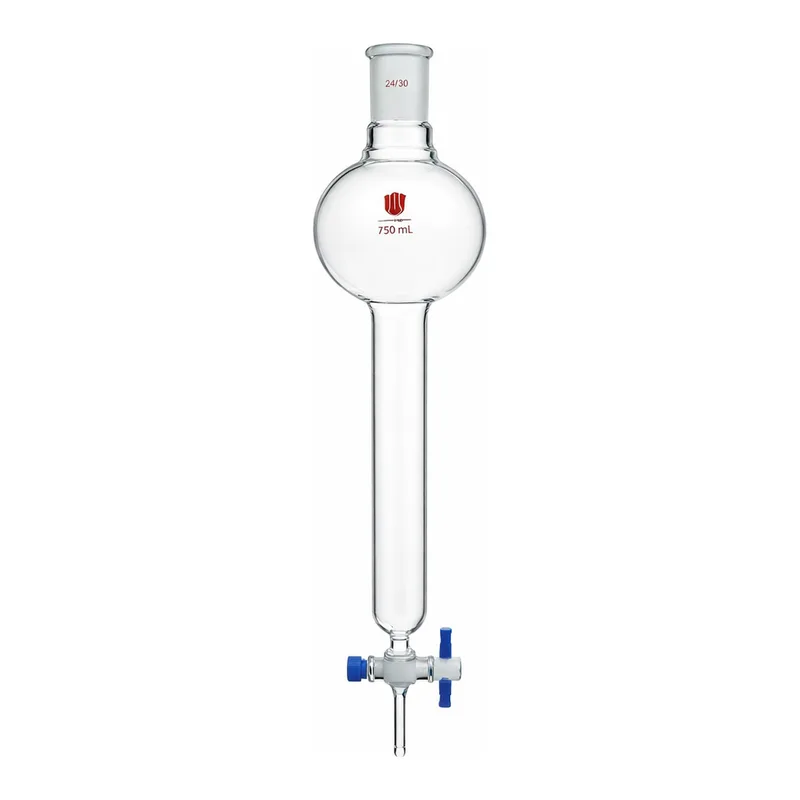 Merck Synthware(TM) chromatography column with reservoir and PTFE stopcock