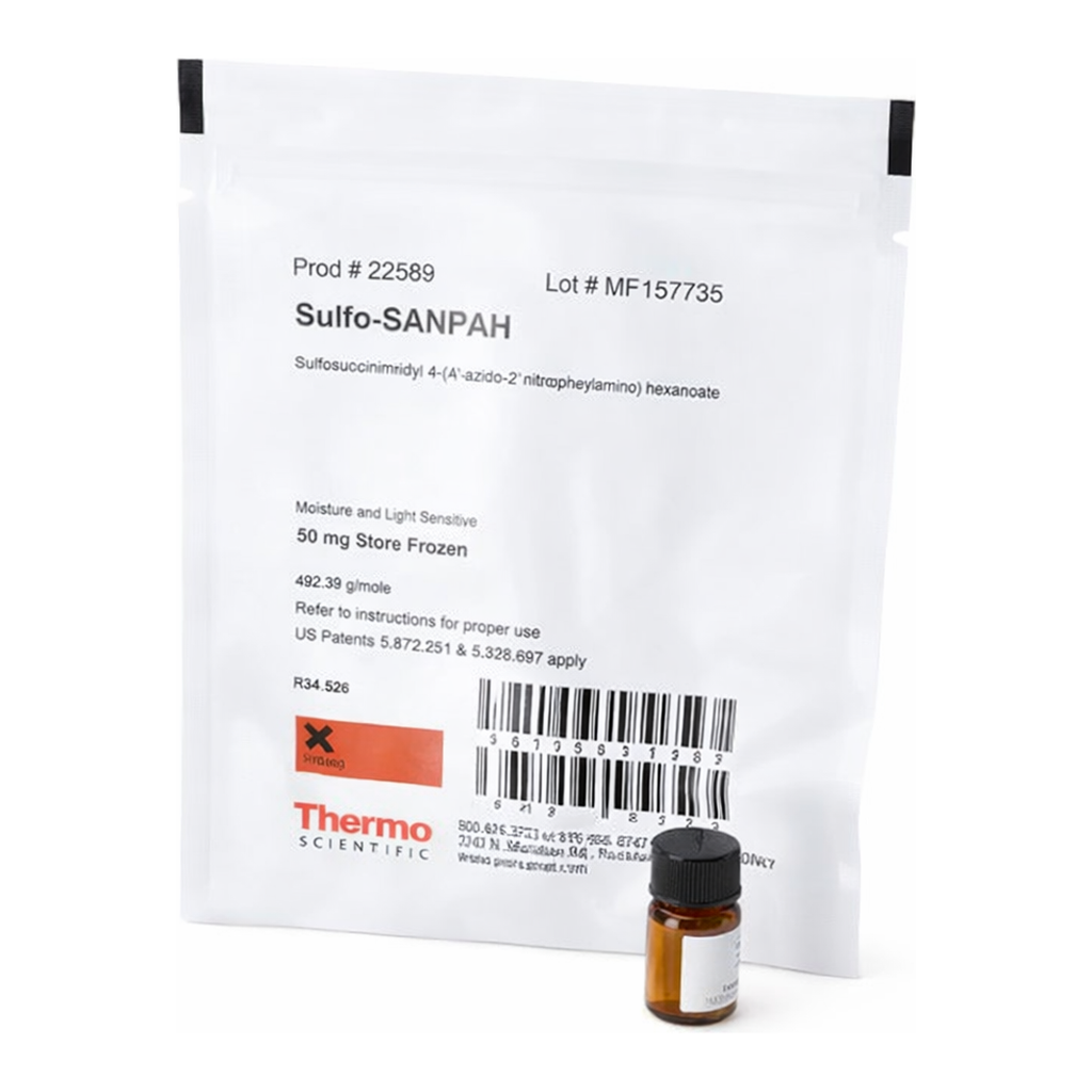 Thermo Fisher Scientific Sulfo-SANPAH (sulfosuccinimidyl 6-(4`-azido-2`-nitrophenylamino)hexanoate), 50 mg