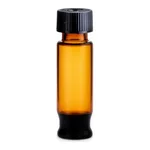 Waters LCGC Certified Amber Glass 12 x 32 mm Screw Neck Max Recovery Vial, with Cap and PTFE Septum, 1.5 mL Volume, 100/pk
