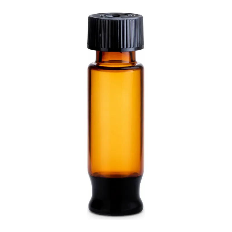 Waters LCGC Certified Amber Glass 12 x 32 mm Screw Neck Max Recovery Vial, with Cap and PTFE Septum, 1.5 mL Volume, 100/pk