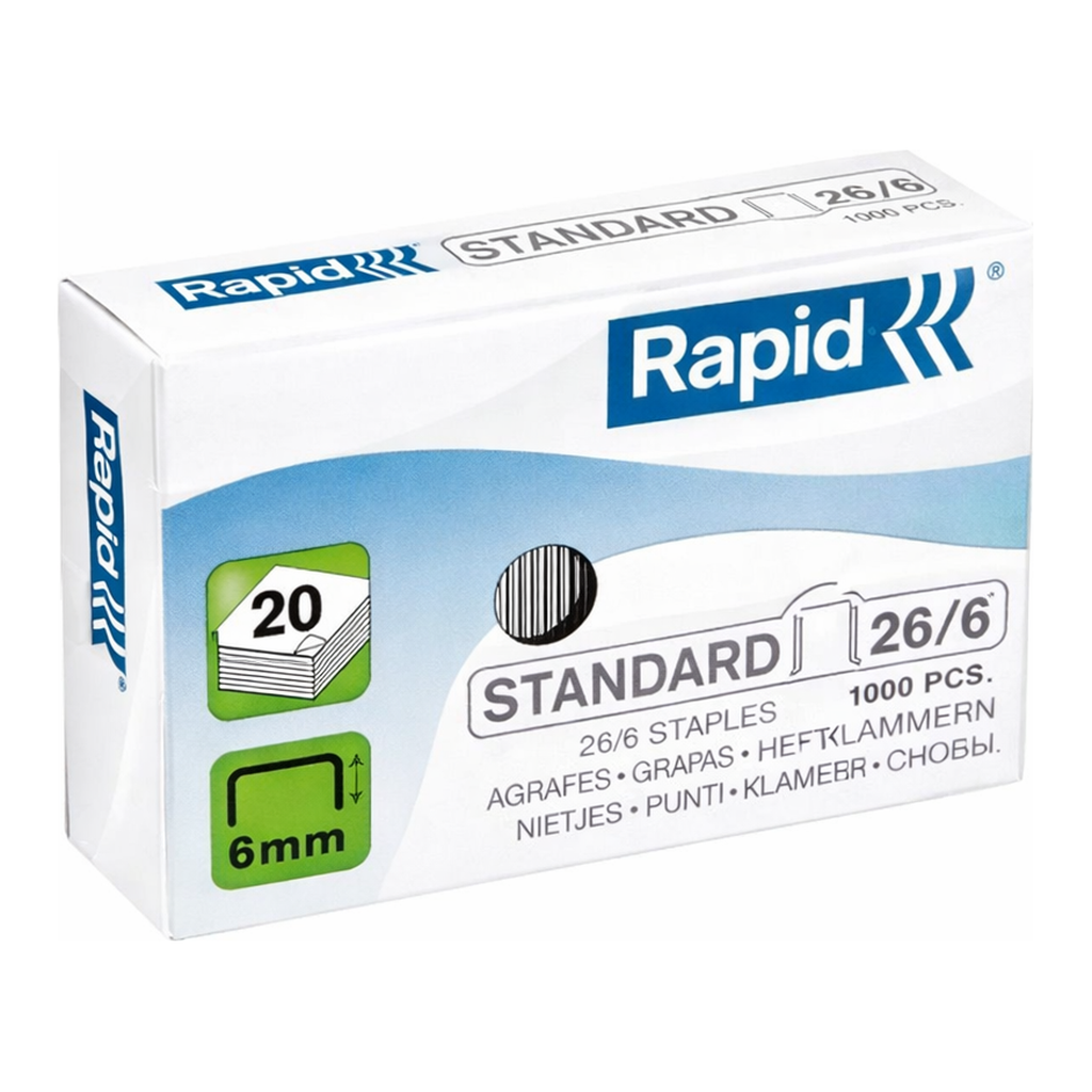 OFFICENEX rapid 일반 스테플심 26/6(standard, 20매 5,000발)