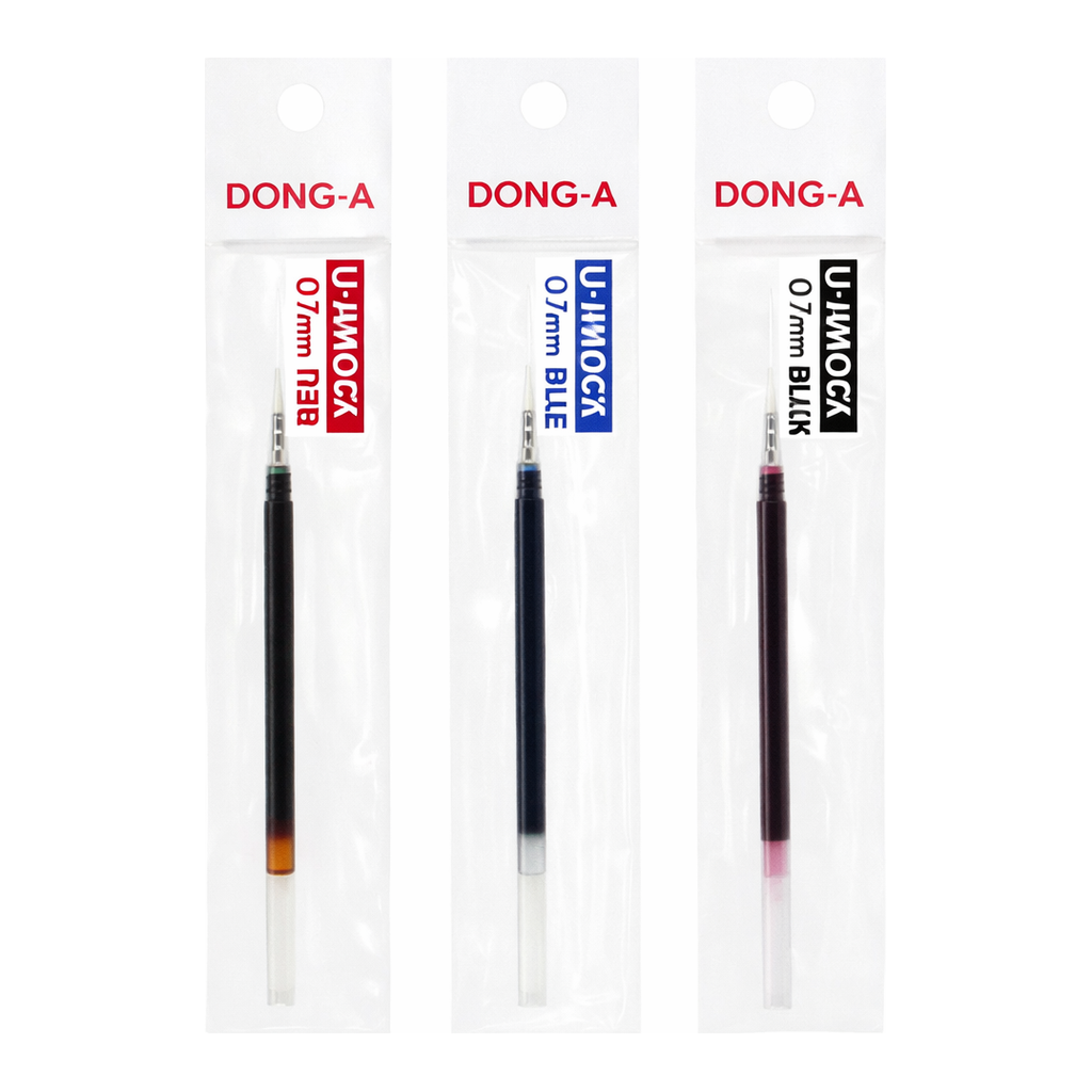 OFFICENEX 동아 유노크볼펜리필(적색/0.7mm)