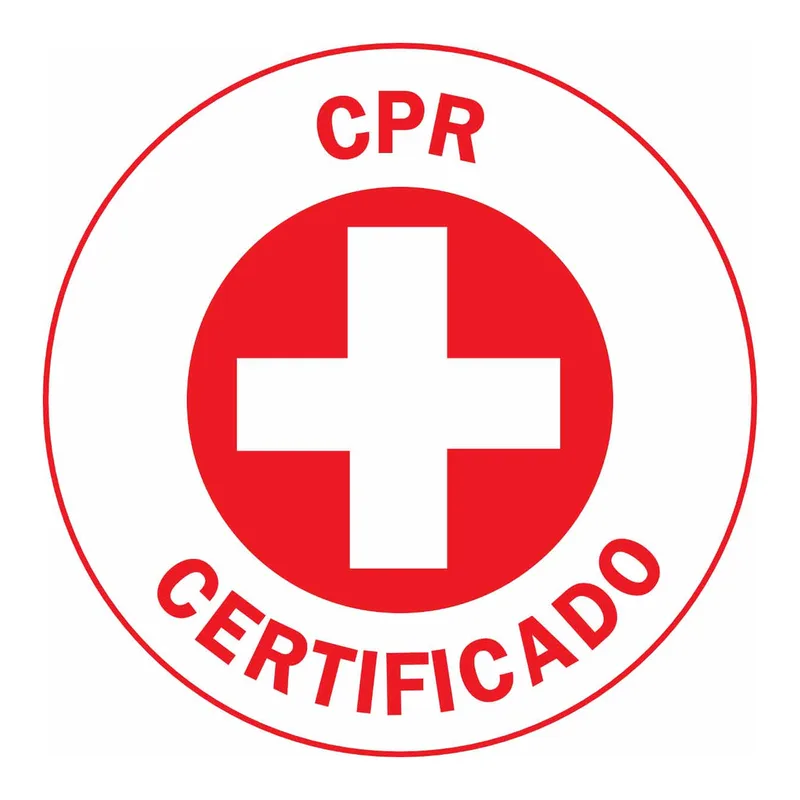 Brady CPR CERTIFICADO Hard Hat Labels