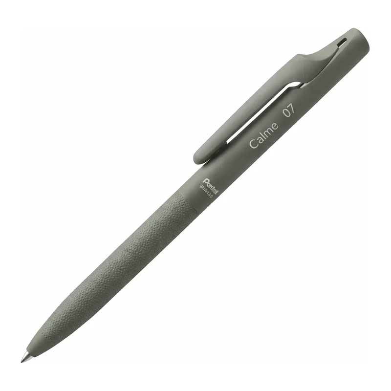 OFFICENEX 펜텔 카르므 볼펜 흑색(0.7mm/바디색상:카키/BXA107D-A)