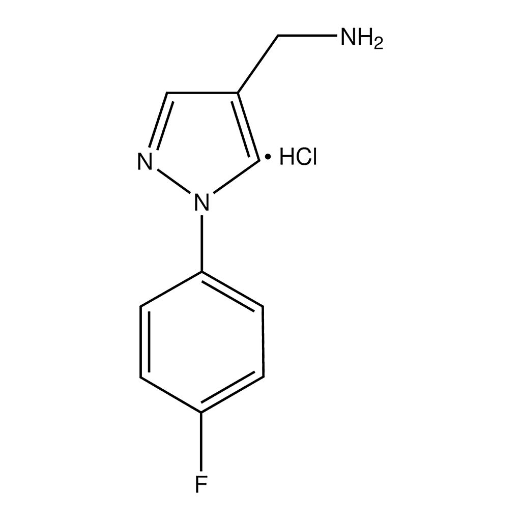 Merck 1-[1-(4-Fluorophenyl)-1H-pyrazol-4-yl]methanamine hydrochloride