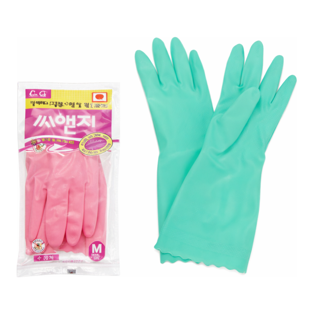 Daihan Science C&G PVC Chemical Resistant Glove, L330mmIdeal for Solvents & Chemicals, Green &