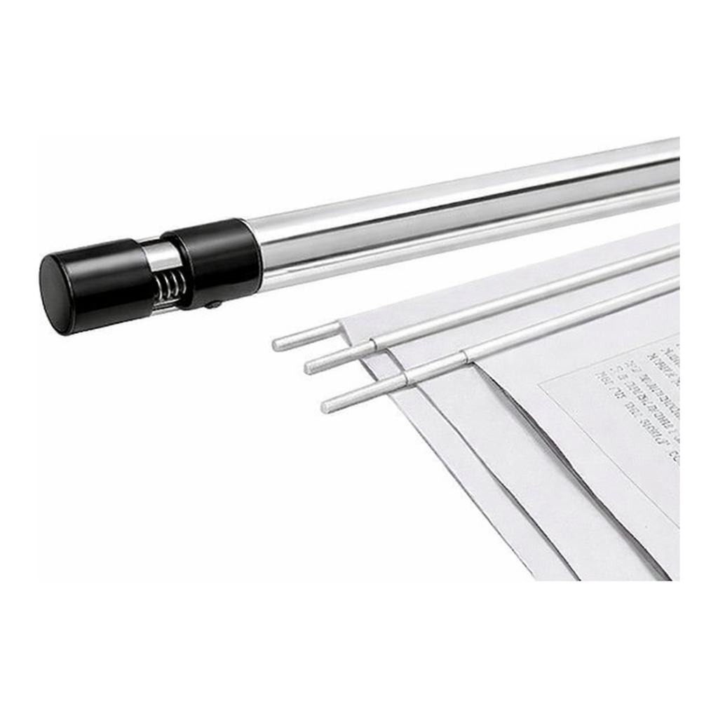 OFFICENEX 아카데미 알루미늄신문철3단(MN405, 65cm/)
