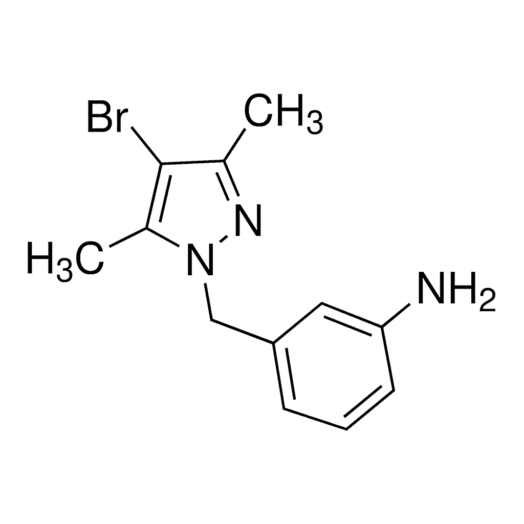Merck 3-((4-Bromo-3,5-dimethyl-1H-pyrazol-1-yl)methyl)aniline