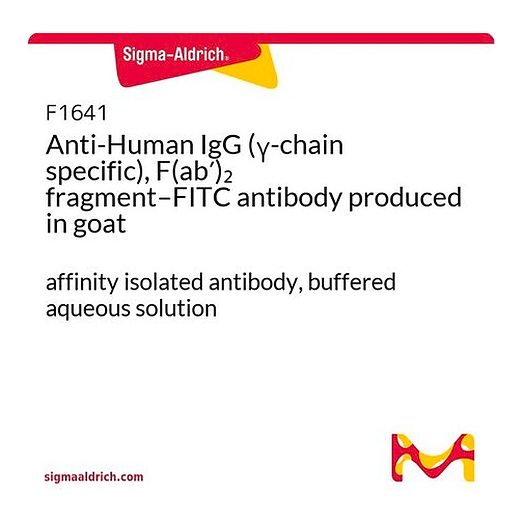 Merck Anti-Human IgG (gamma-chain specific), F(ab')2 fragment-FITC antibody produced in goat