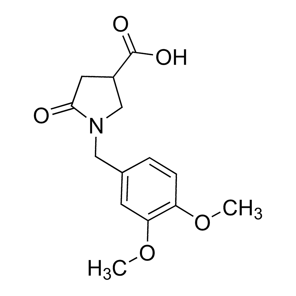Merck 1-(3,4-Dimethoxybenzyl)-5-oxo-3-pyrrolidinecarboxylic acid