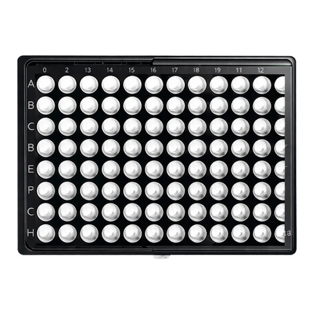 Greiner Bio One CELL CULTURE MICROPLATE, 96 WELL, PS, F-BOTTOM,µCLEAR®, BLACK, CELLSTAR®, CELL-REPELLENT SURFACE, LID, STERILE, 8 PCS./BAG