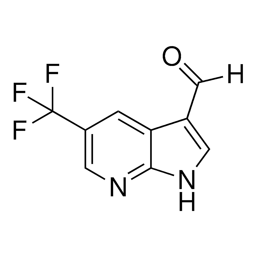 Merck 5-(Trifluoromethyl)-1H-pyrrolo[2,3-b]pyridine-3-carbaldehyde