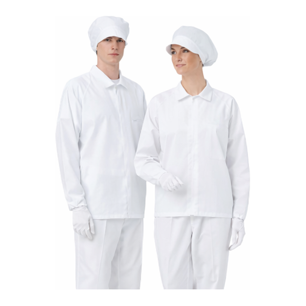 AS ONE Dust-Free Garment AS 240 C Unisex Coat WHITE 4 L