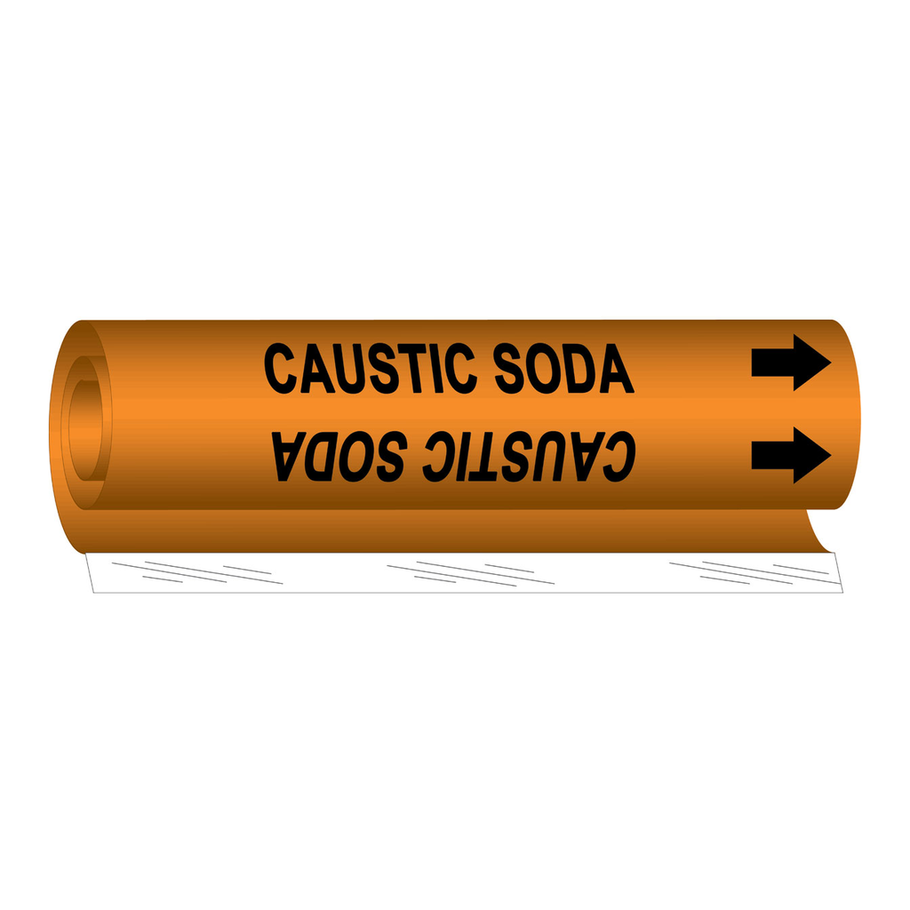 Brady CAUSTIC SODA High Performance Pipe Marker