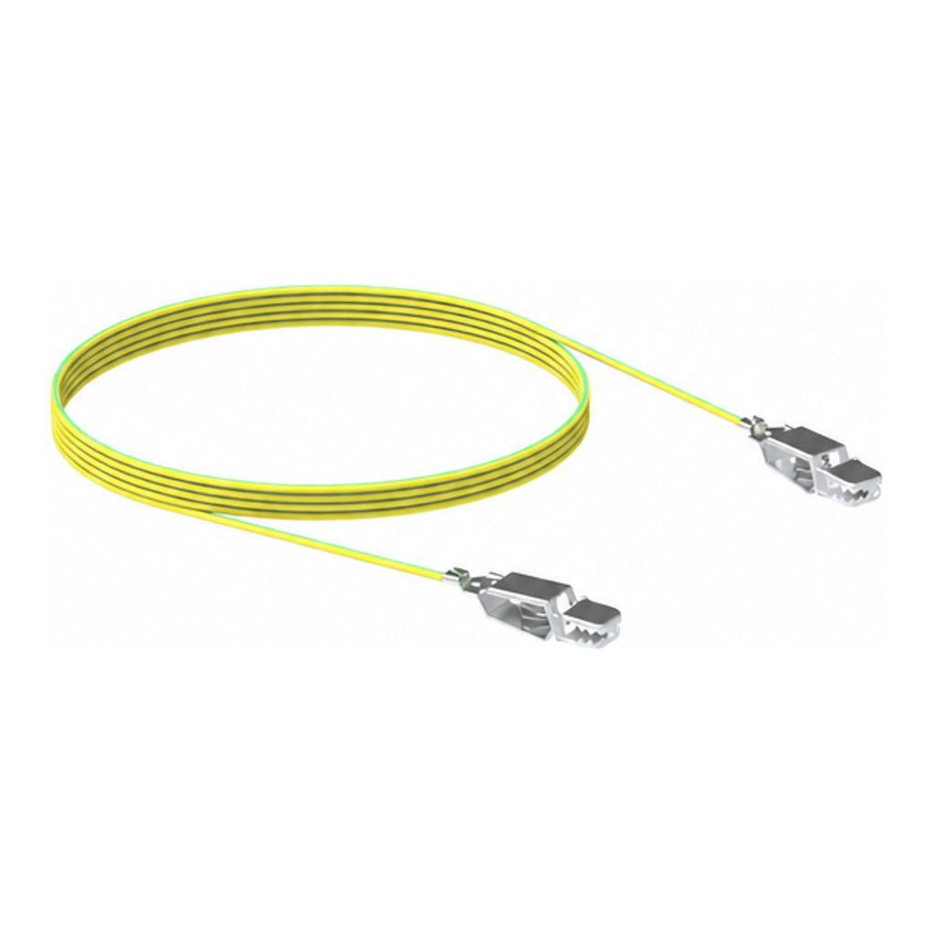 Grounding cable, 2x clamp, 1.5m