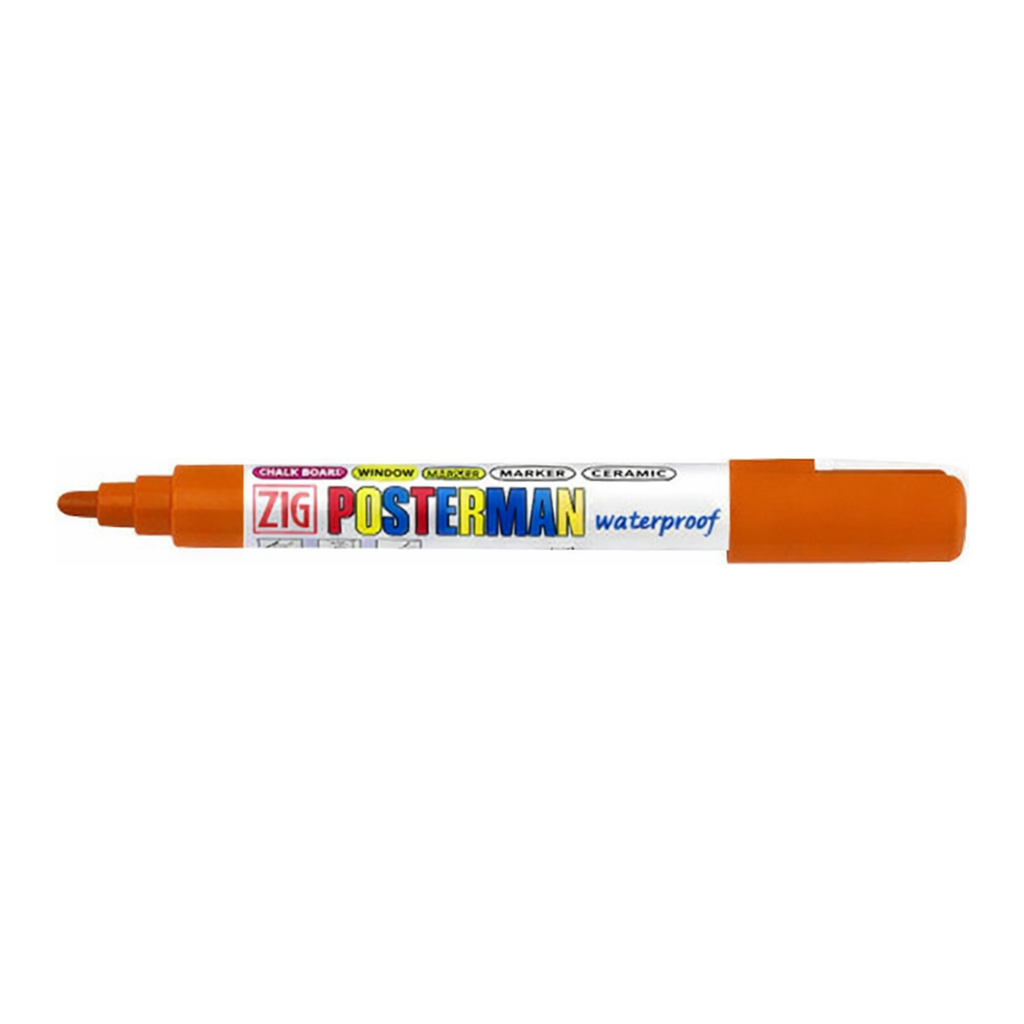 OFFICENEX 지그 포스터맨 수성 마카(2mm/브라운)