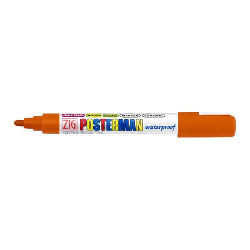 OFFICENEX 지그 포스터맨 수성 마카(2mm/브라운)