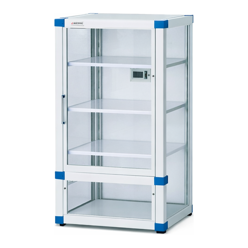 AS ONE Frost Dry Desiccator 574 x 611 x 1020mm Reinforced Plastic Shelf