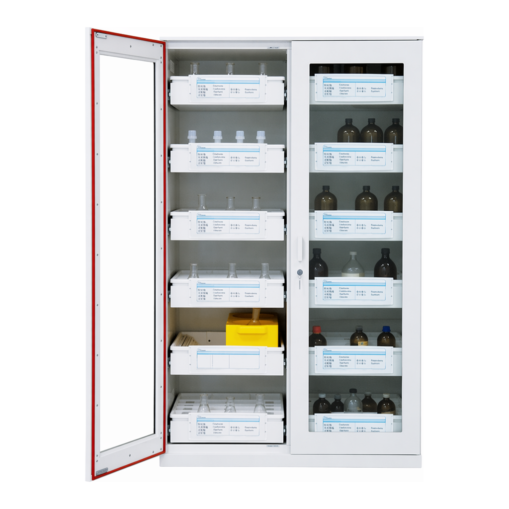 Jeiotech 철재 시약장 (전면 투시창),  Chemical Cabinet (Window)