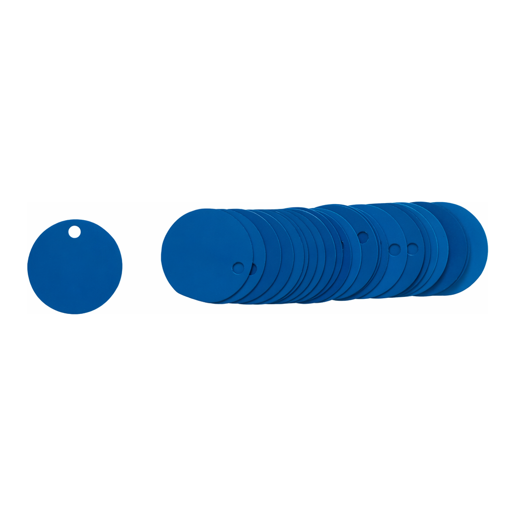 Brady Blank Aluminum Round Valve Tags