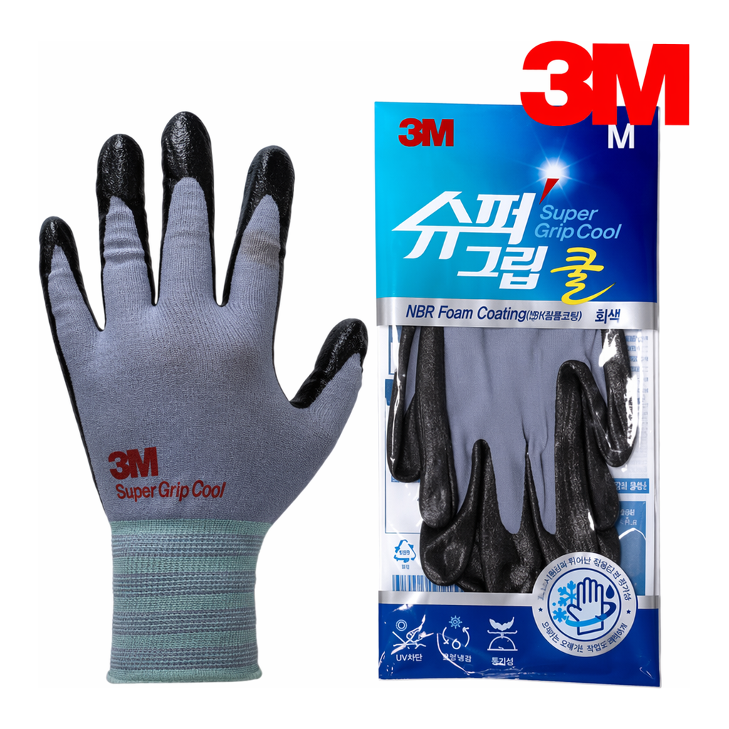 OFFICENEX [P]NBR 폼 코팅 장갑 (Super Grip COOL/S/10컬레/3M)