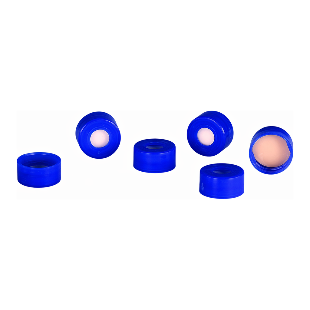 Merck PK100 BLUE SNAP CAP W/PTFE/SILICONE &