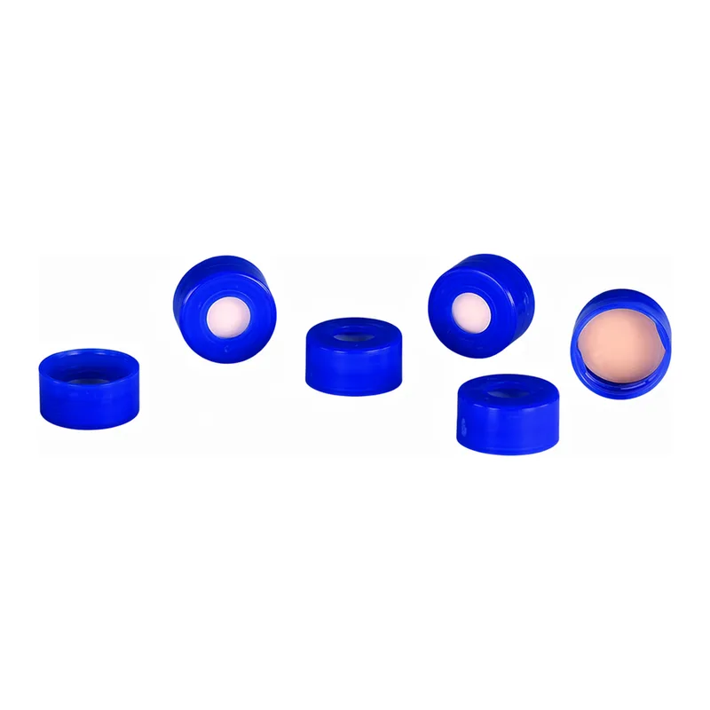 Merck PK100 BLUE SNAP CAP W/PTFE/SILICONE &