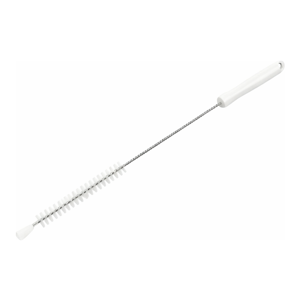 AS ONE Pipe Cleaner with Hole (PBT Hair) 500 x 135 x φ 20 mm White