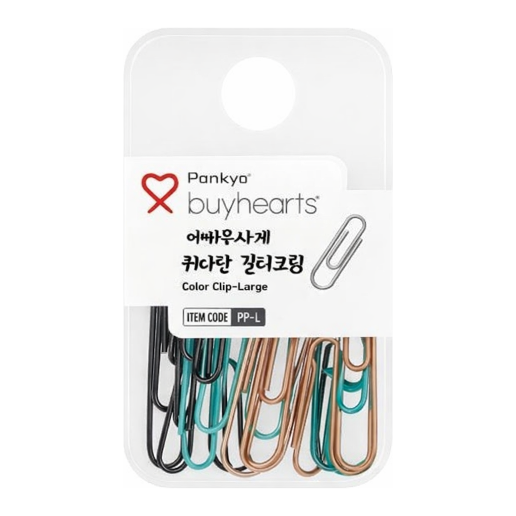 OFFICENEX 바이하츠 어마무시하게 큰 컬러크립(50mm x 11mm)