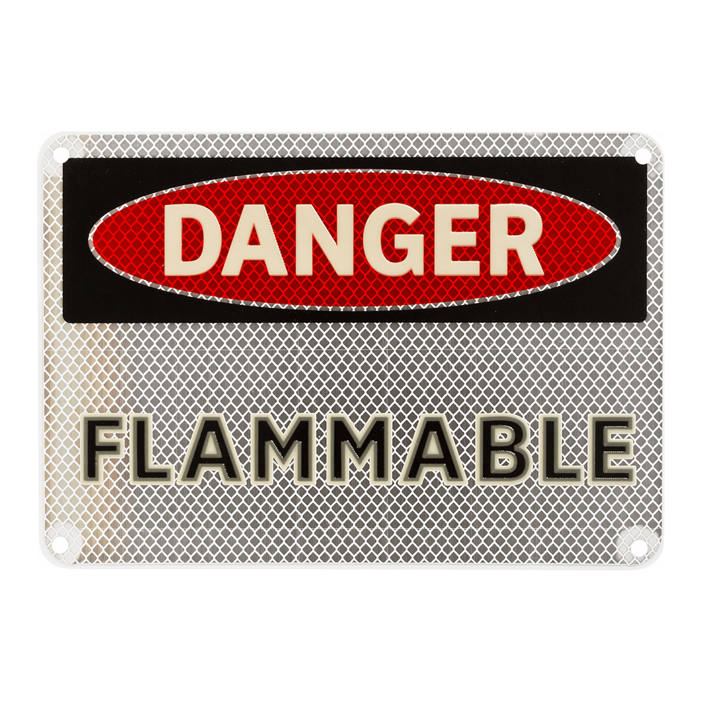 Brady DANGER Flammable Sign