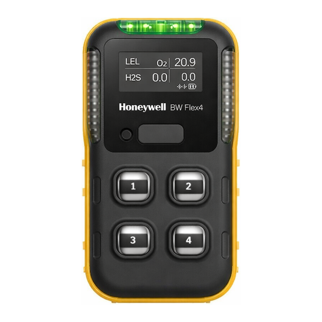 Honeywell 하니웰 BW FLEX 복합가스 측정기 4대 가스 측정 O2 LEL CO H2S 수소비간섭
