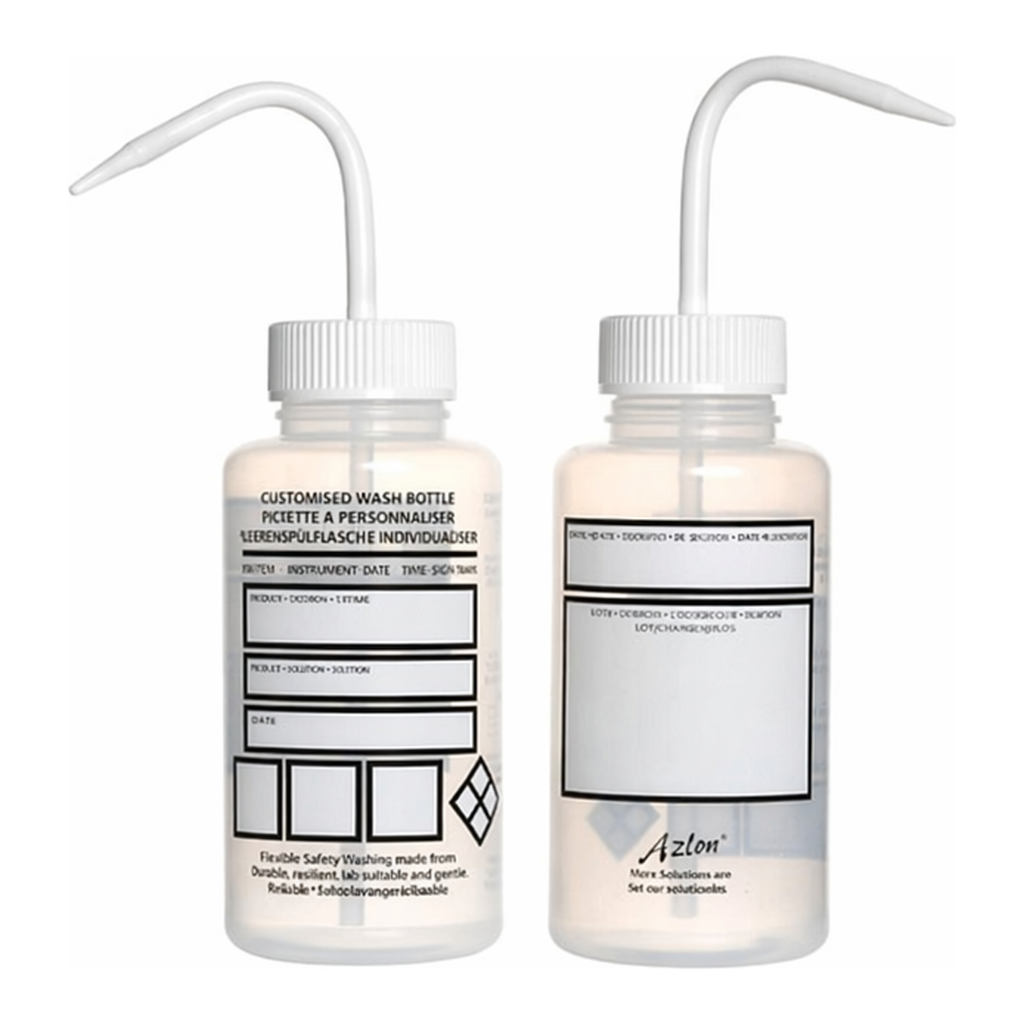 Merck AzlonÂ DIY Safety Wash Bottles with Driplok vapor venting