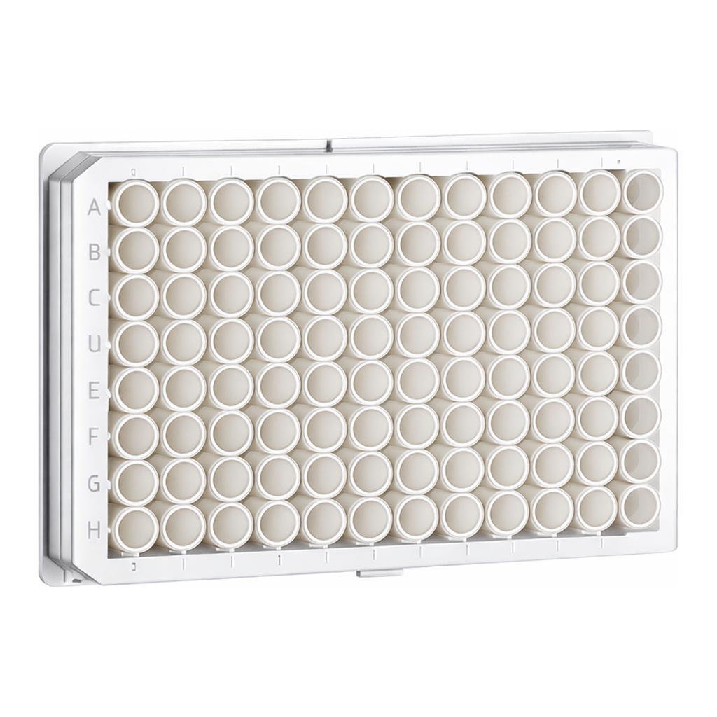 Greiner Bio One MICROPLATE, PS, 96 WELL, F-BOTTOM (CHIMNEYWELL), WHITE, LUMITRAC, MED. BINDING, 10 PCS./BAG