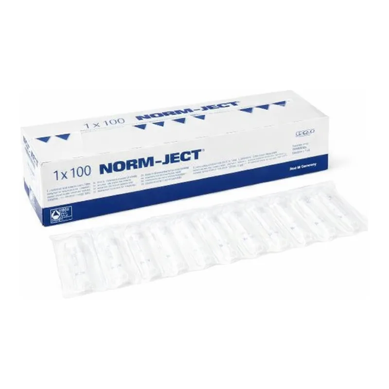 Restek Norm-Ject Plastic Syringe, 3mL Luer Lock Tip 100pk