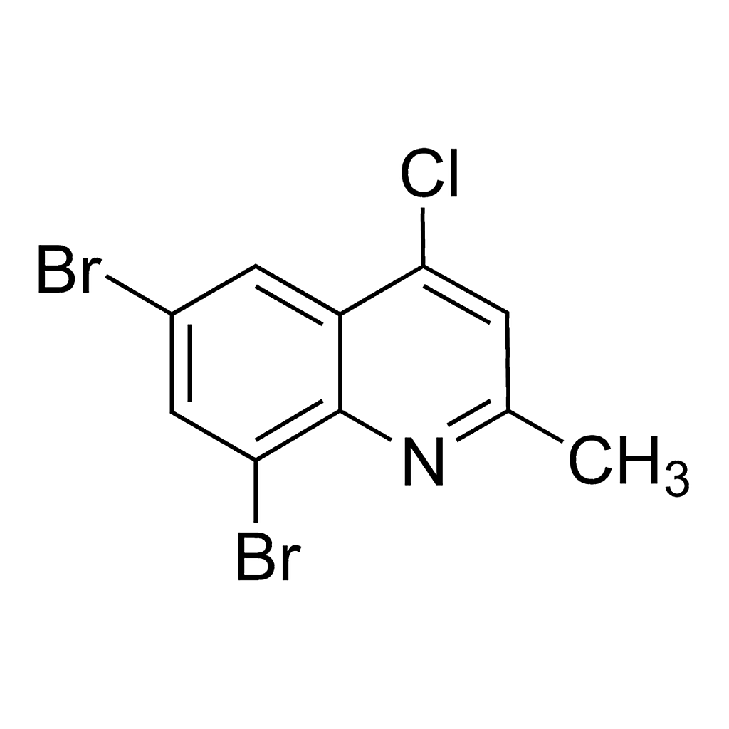 Merck 4-Chloro-6,8-dibromo-2-methylquinoline