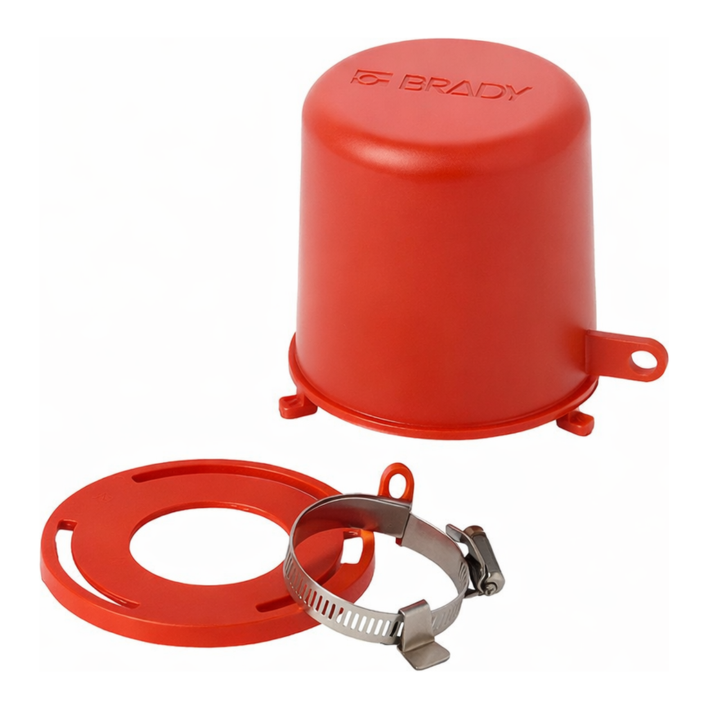 Brady Drinking Fountain Safety Cover & Plug Valve Lockout - 2.125" Valve Stem Diameter