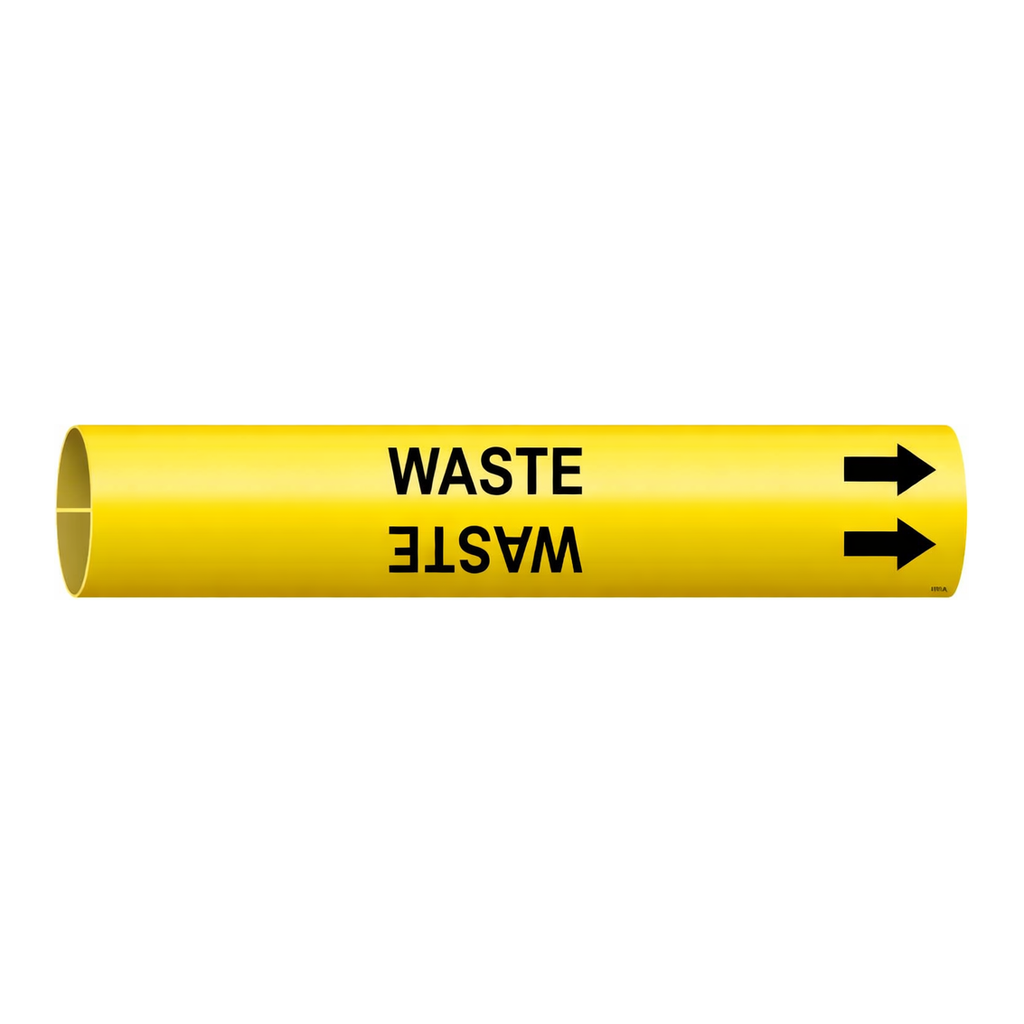 Brady WASTE Snap-On Pipe Marker