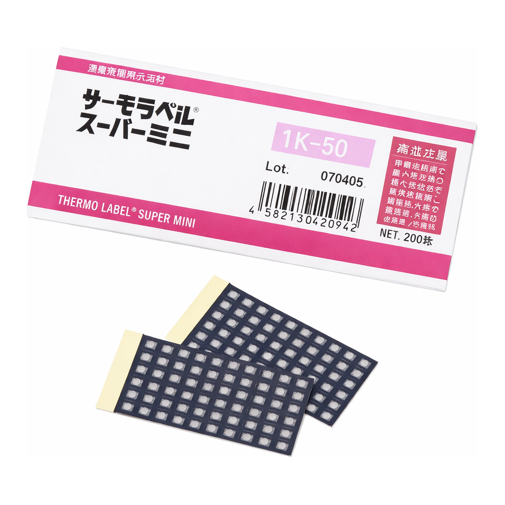AS ONE Thermo Label Super Mini 1K (Irreversibility), 온도라벨 슈퍼미니 1K(비가역성)