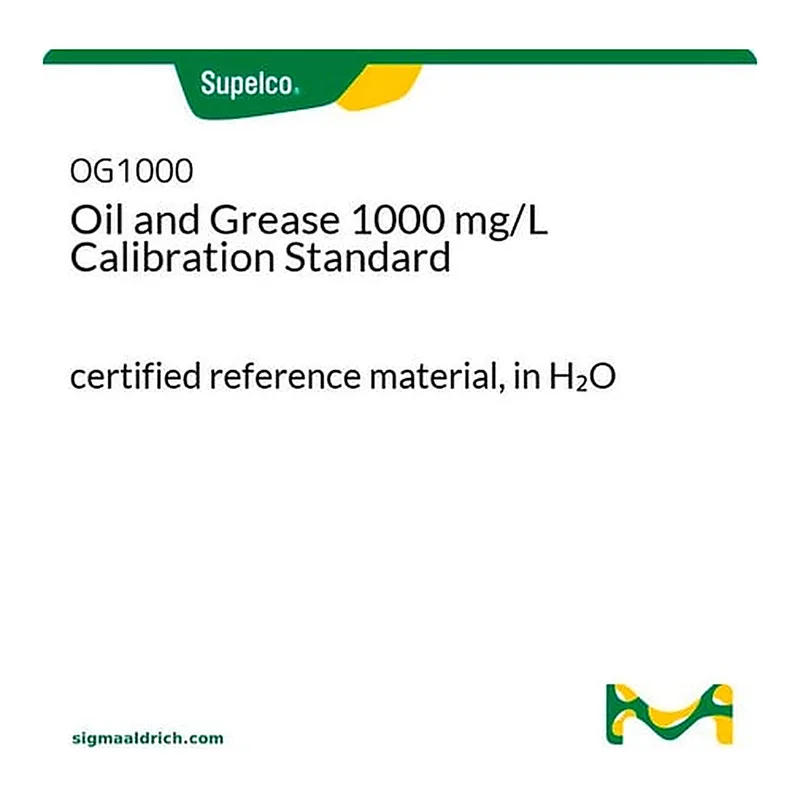 Merck Oil and Grease 1000 mg/L Calibration Standard