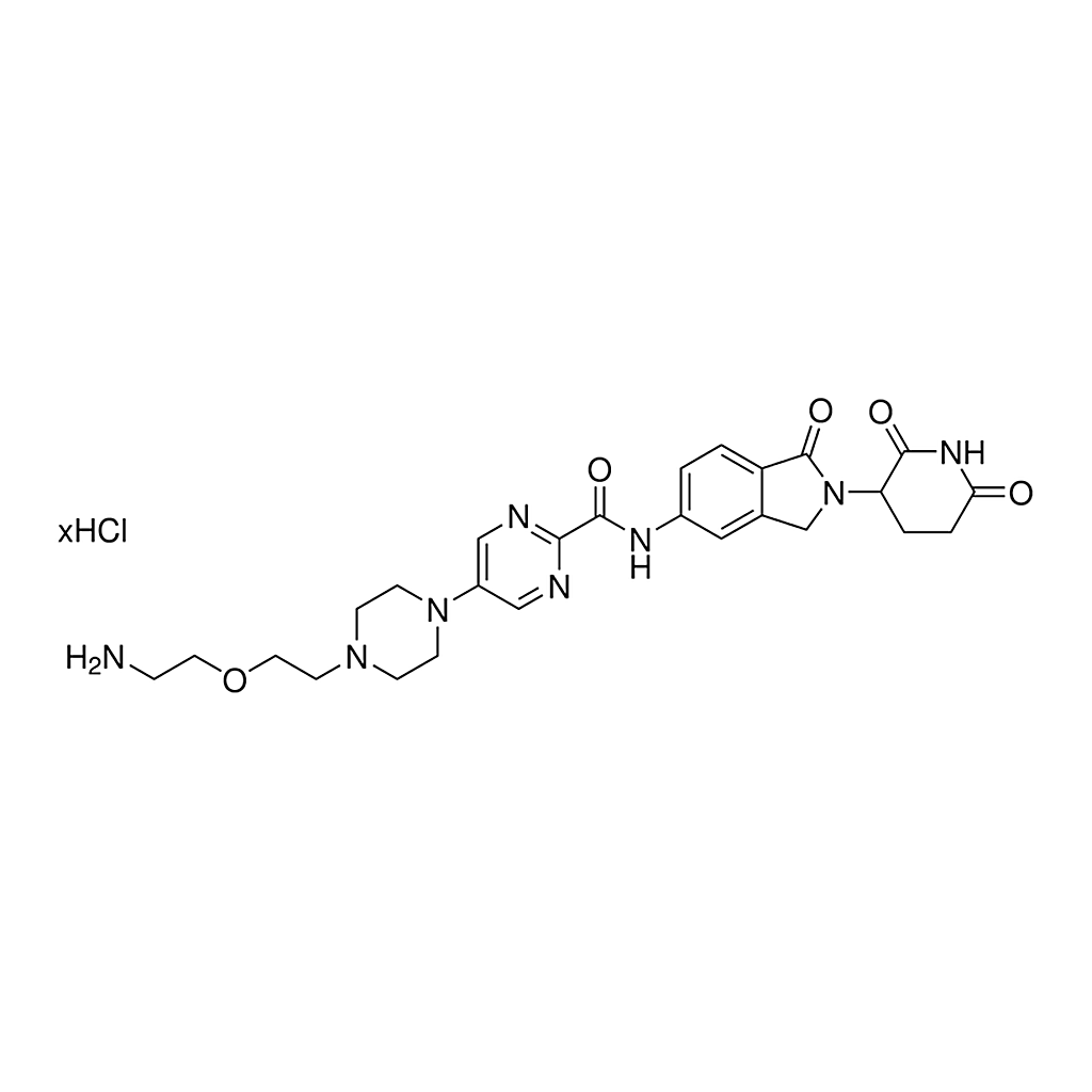 Merck C5 Lenalidomide-pyrimidine-piperazine-PEG1-NH2 hydrochloride